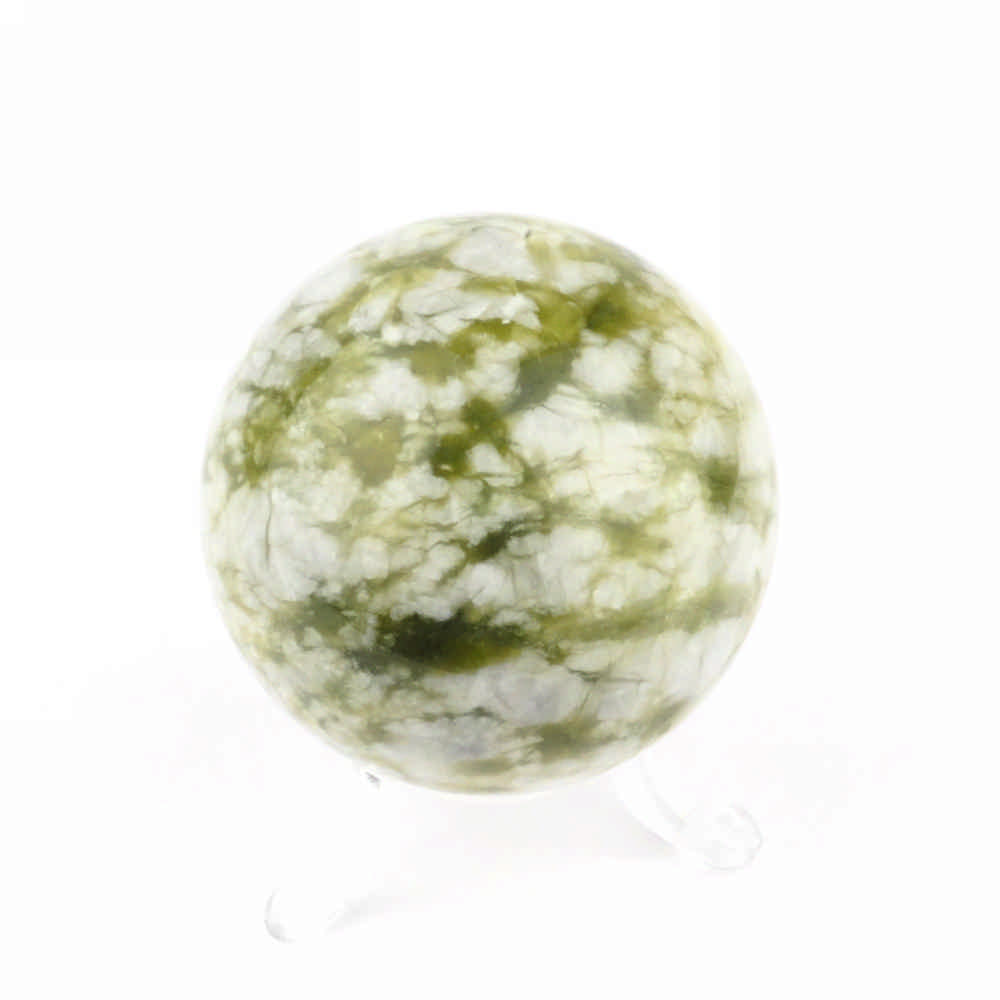 Jade | Serpentin Kugel Ø ca. 65 mm in bester Qualität und Farbe Edelsteine Heilsteine bei Wunderstein24