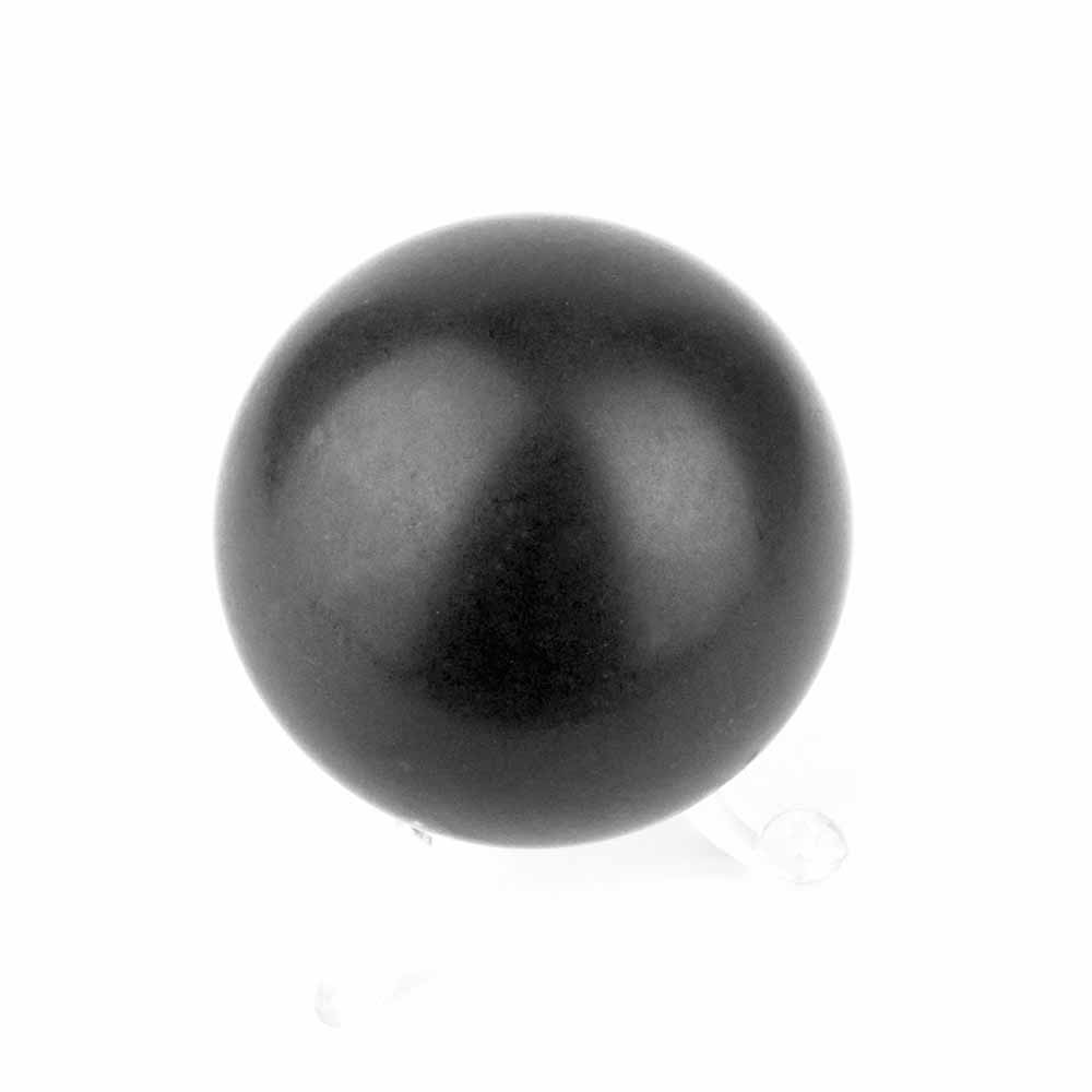 Schungit Kugel aus Karelien Ø 50 mm in sehr guter Qualität Edelsteine Heilsteine bei Wunderstein24