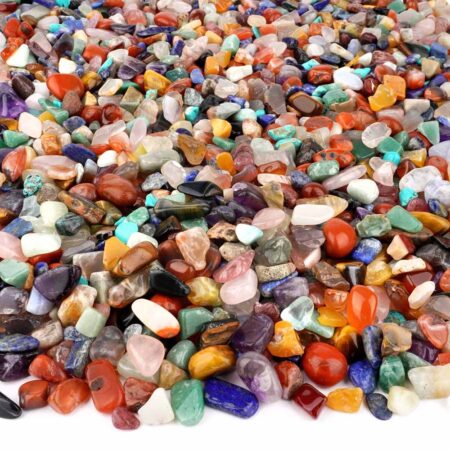 Bunter Trommelstein Mix Naturform Mischung aus aller Welt Ø ca. 10 – 20 mm Edelsteine Heilsteine bei Wunderstein24