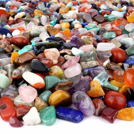 Bunter Trommelstein Mix Naturform Mischung aus aller Welt Ø ca. 10 – 20 mm Edelsteine Heilsteine bei Wunderstein24
