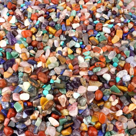 Bunter Trommelstein Mix Naturform Mischung aus aller Welt Ø ca. 10 – 20 mm Edelsteine Heilsteine bei Wunderstein24