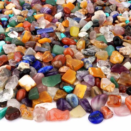 Bunter Trommelstein Mix Naturform Mischung aus aller Welt Ø ca. 15 – 25 mm Edelsteine Heilsteine bei Wunderstein24