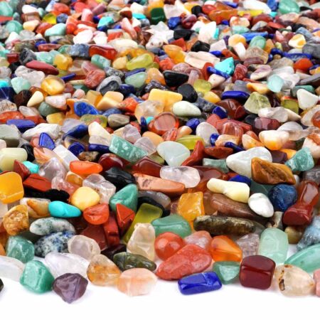 Bunter Trommelstein Mix Naturform Mischung aus aller Welt Ø ca. 8 – 12 mm Edelsteine Heilsteine bei Wunderstein24