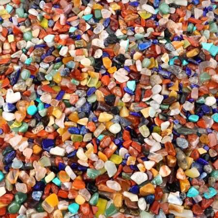 Bunter Trommelstein Mix Naturform Mischung aus aller Welt Ø ca. 8 – 12 mm Edelsteine Heilsteine bei Wunderstein24