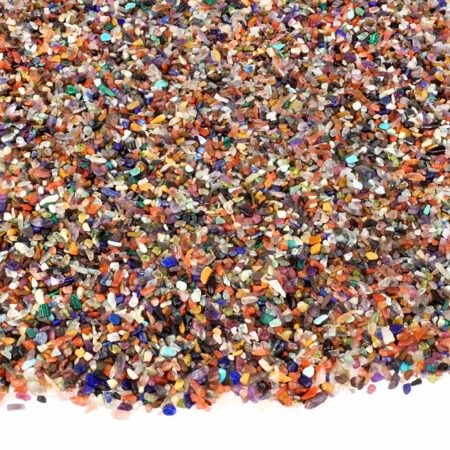 Bunter Trommelstein Sand | Mix Mischung aus aller Welt Ø ca. 1 – 4 mm Edelsteine Heilsteine bei Wunderstein24
