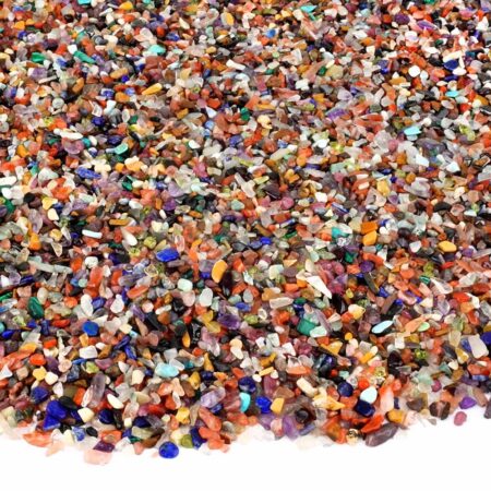 Bunter Trommelstein Sand | Mix Mischung aus aller Welt Ø ca. 1 – 4 mm Edelsteine Heilsteine bei Wunderstein24