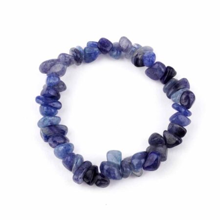Aventurin blau | Blauquarz Kinder Edelstein Armband flexibel und dehnbar Edelsteine Heilsteine bei Wunderstein24