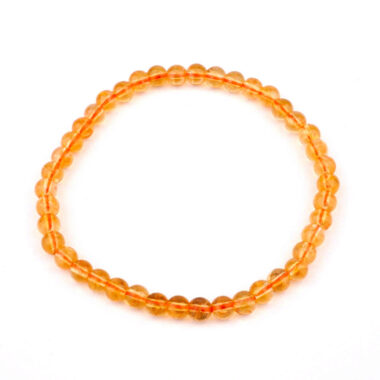 Natur Citrin Ø 5,5 mm Kugel Edelstein Armband flexibel und dehnbar Edelsteine Heilsteine bei Wunderstein24