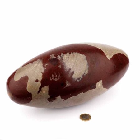 großer Shiva Lingam Heilstein Länge 291 mm vom Fluß Narmada in Indien Energiestein Edelsteine Heilsteine bei Wunderstein24