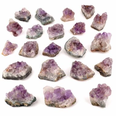 kleine Maraba Amethyst Stufen & Gruppen | 25 – 100 g je Stufe Edelsteine Heilsteine bei Wunderstein24