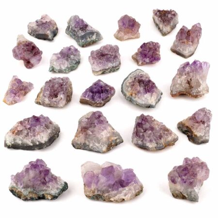 kleine Maraba Amethyst Stufen & Gruppen | 25 – 100 g je Stufe Edelsteine Heilsteine bei Wunderstein24