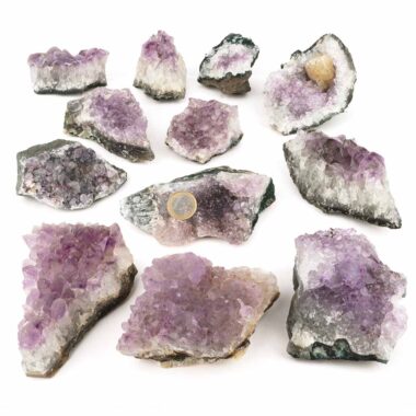 Maraba Amethyst Stufen & Gruppen | 250 – 500 g je Stufe Edelsteine Heilsteine bei Wunderstein24