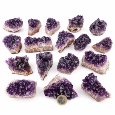 Amethyst Uruguay AAA-Qualität Stufen Drusen 100 – 250 g je Stufe Edelsteine Heilsteine bei Wunderstein24