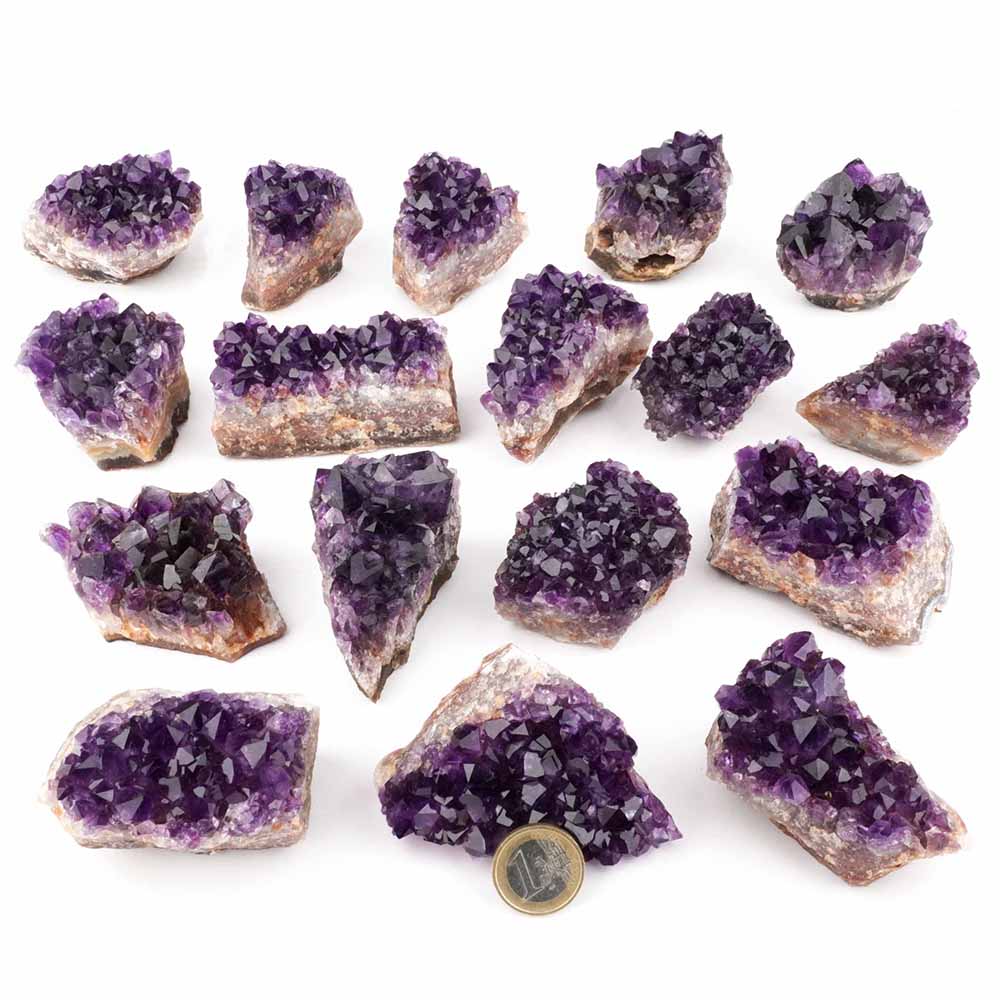 Amethyst Uruguay AAA-Qualität Stufen Drusen 100 – 250 g je Stufe Edelsteine Heilsteine bei Wunderstein24 Amethyst Uruguay AAA-Qualität Stufen Drusen 100 – 250 g je Stufe Edelsteine Heilsteine bei Wunderstein24