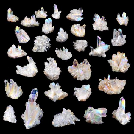 Aqua Angel Aura Bergkristall Stufen transparent aus Brasilien Edelsteine Heilsteine bei Wunderstein24