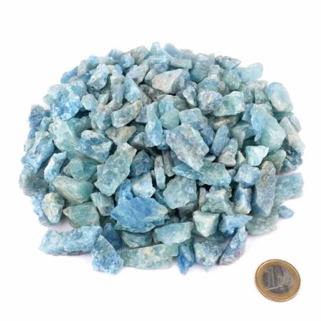 Aquamarin | Beryll Rohsteine | Wassersteine blau Ø ca. 10 – 30 mm Edelsteine Heilsteine bei Wunderstein24