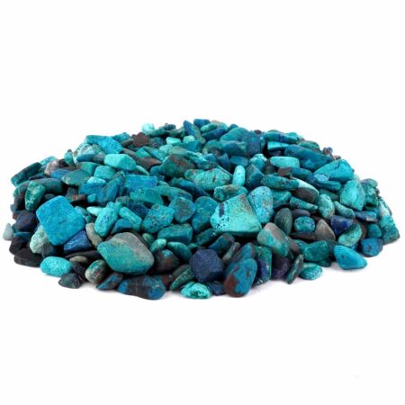 kleine Chrysokoll Trommelsteine Ø ca. 8 – 20 mm Edelsteine Heilsteine bei Wunderstein24