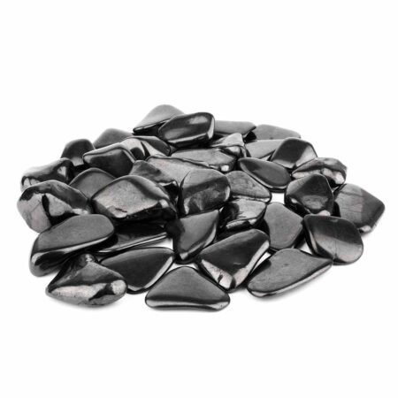 Schungit Trommelsteine Ø ca. 25 – 40 mm Edelsteine Heilsteine bei Wunderstein24